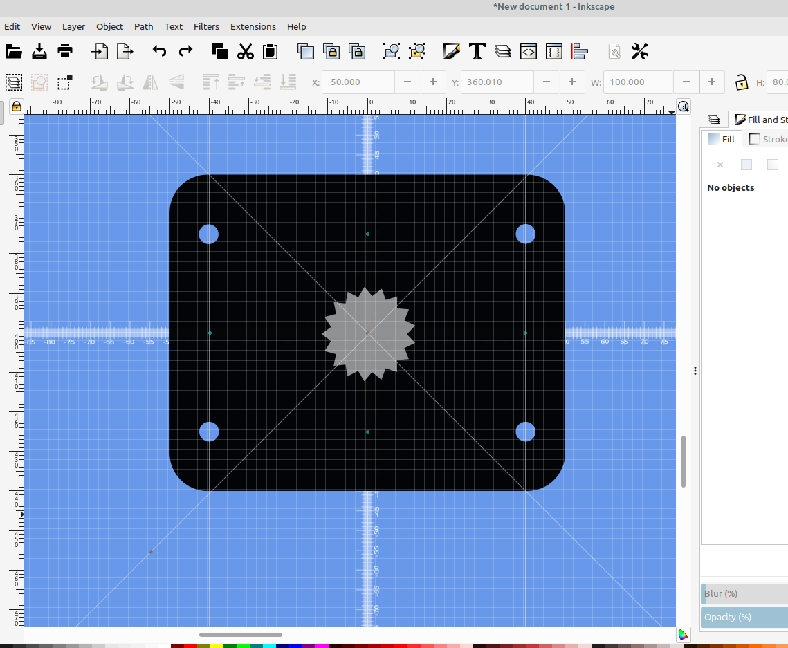 3D Part Design With Inkscape And OpenSCAD 75 Using Guidelines For