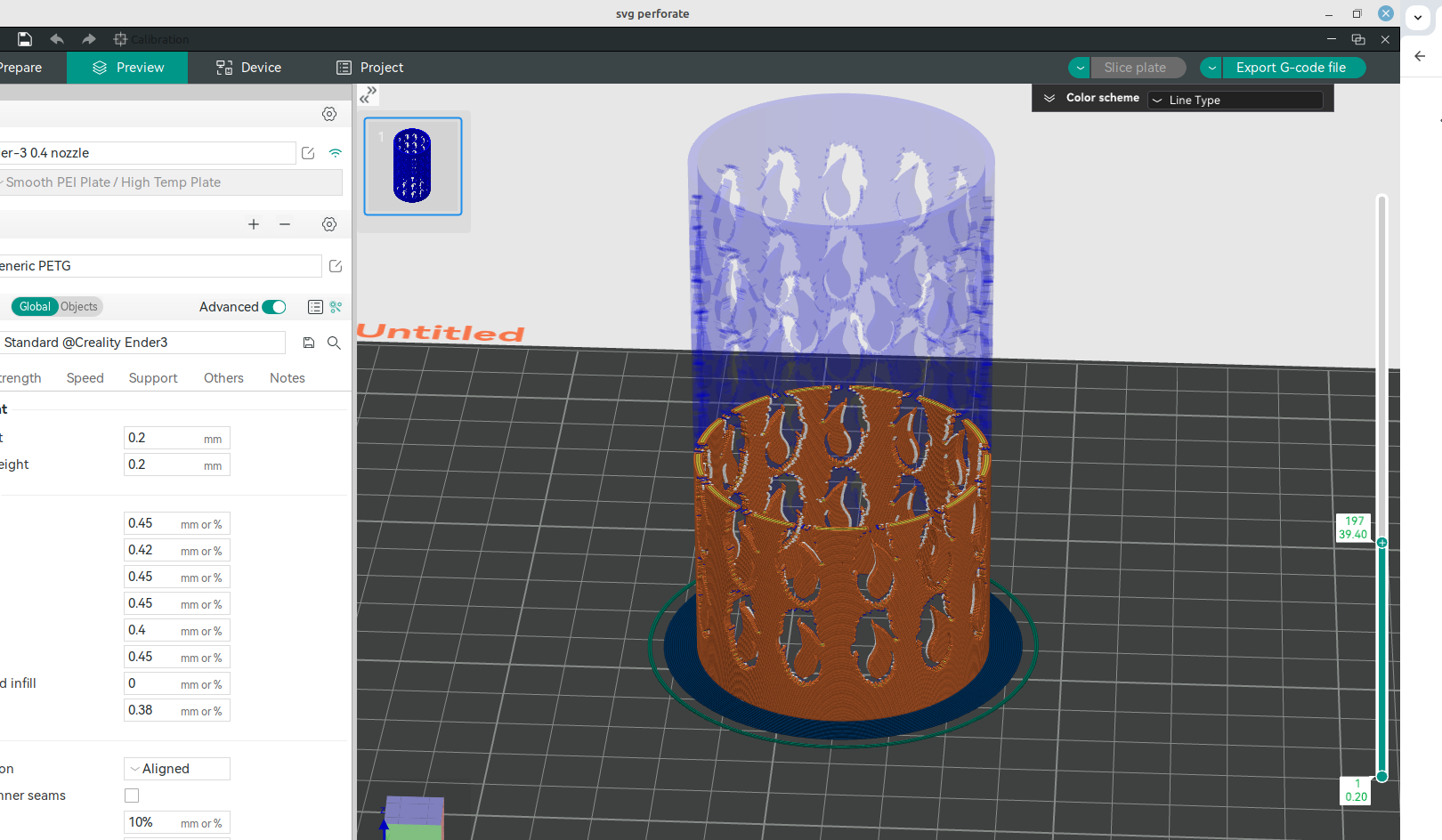 D Part Design With Inkscape And Openscad Svg Tube Perforate Module