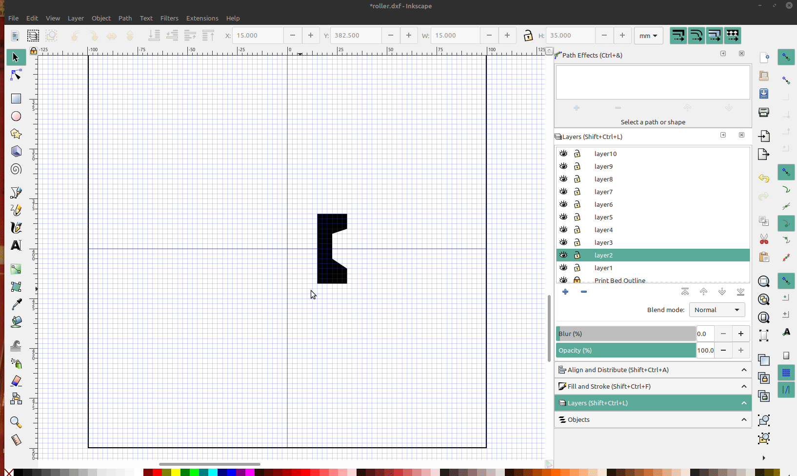 inkscape arrow shape