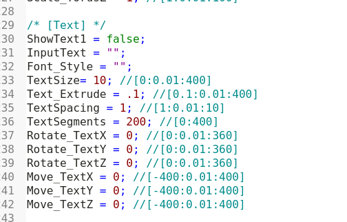 openscad font