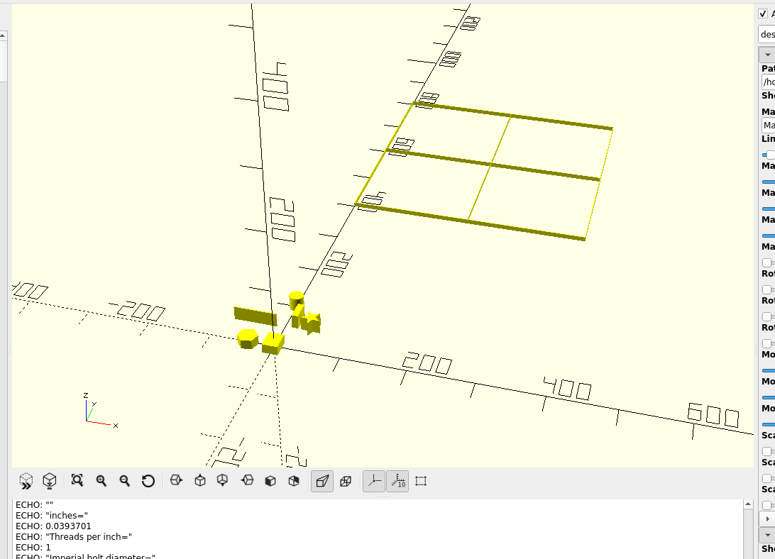 3D Part design with Inkscape and OpenScad part 15 Dxf r14 vs. Dxf r12