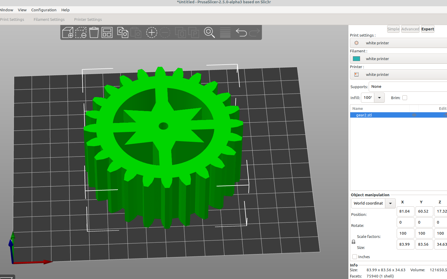 openscad gear library