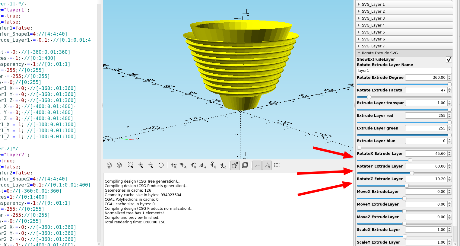 3D part design with Inkscape and OpenSCAD #81: Designing custom bellows.