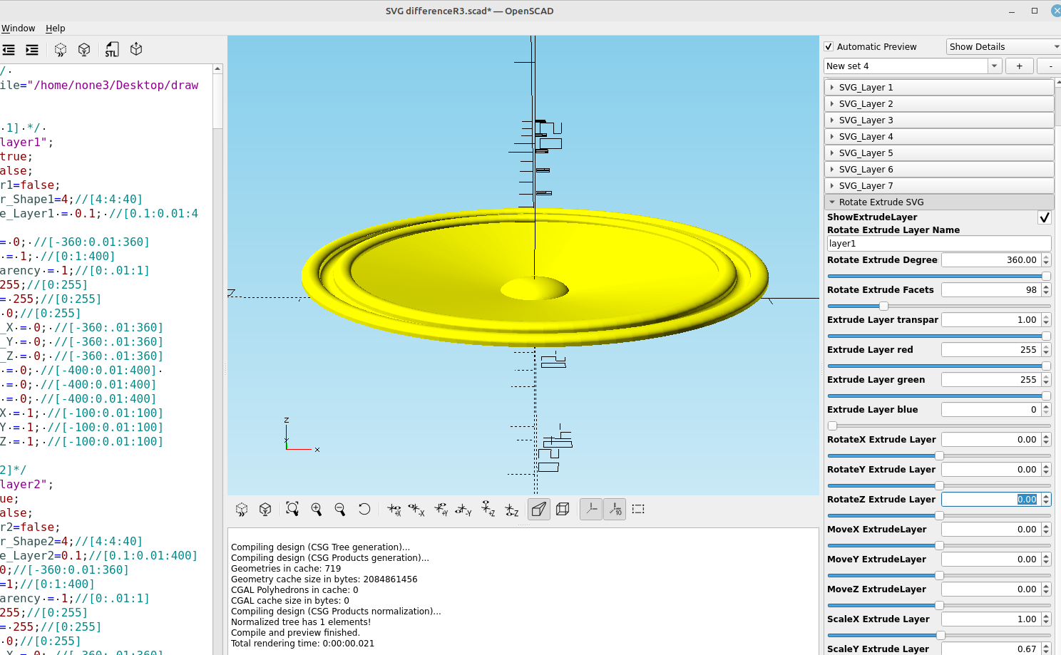 3D part design with Inkscape and OpenSCAD #81: Designing custom bellows.