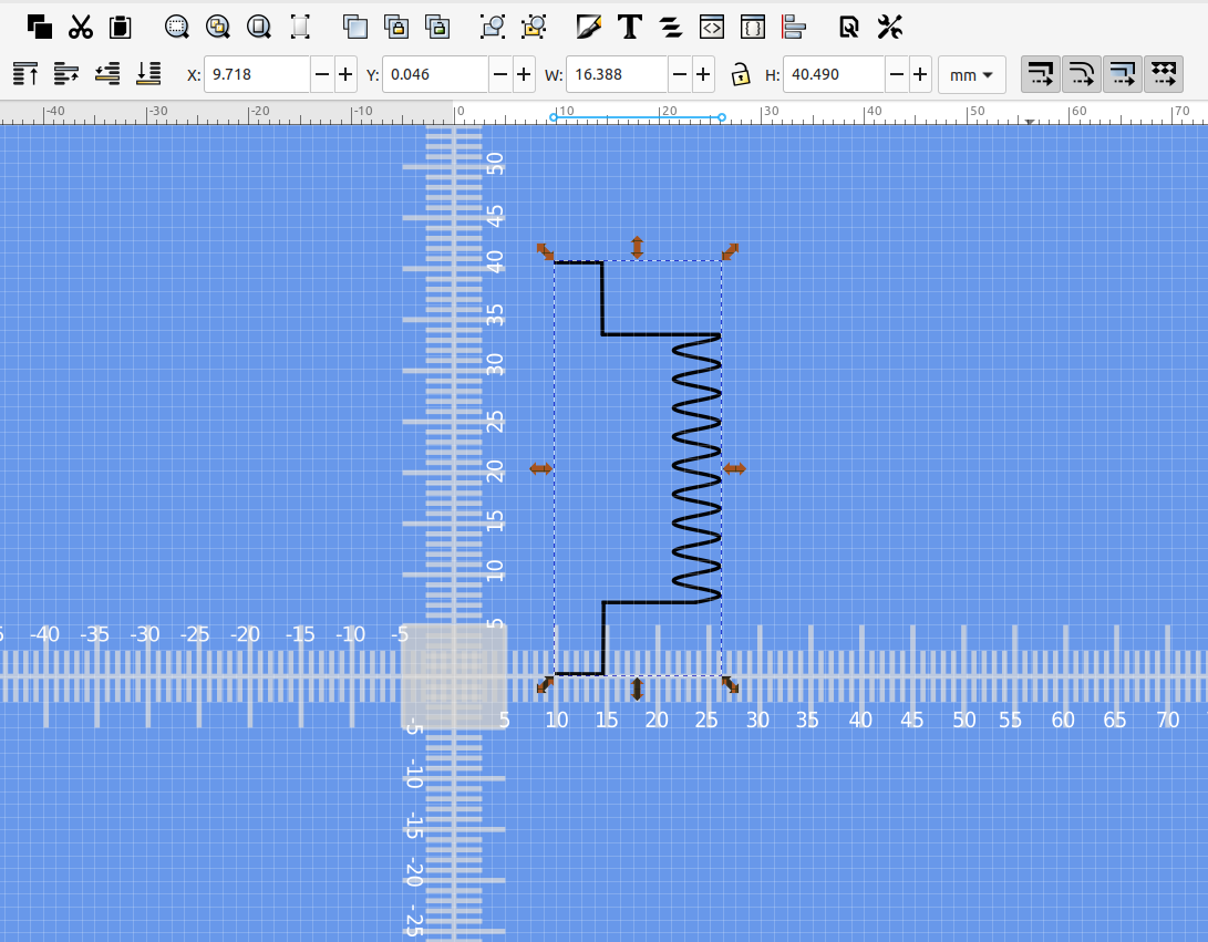 3D part design with Inkscape and OpenSCAD #81: Designing custom bellows.