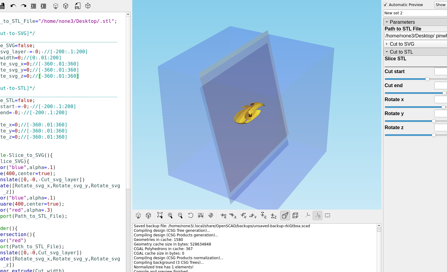 3d part design with OpenSCAD #88: Reverse engineering an STL file part 2