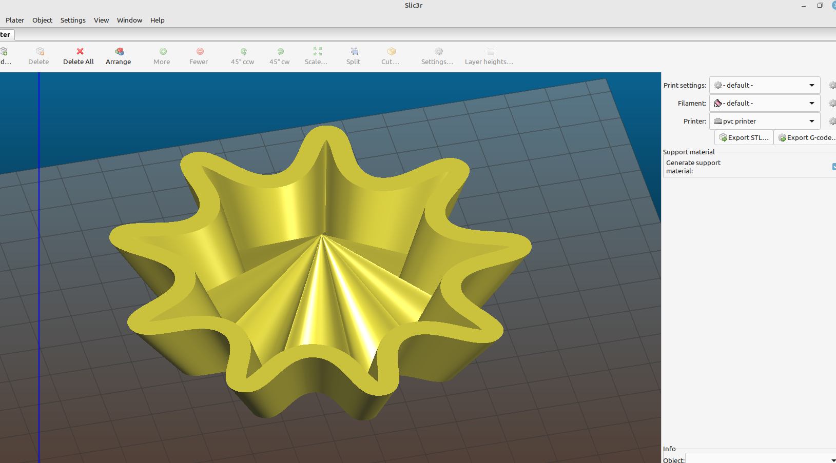 3D part design with Inkscape and OpenSCAD #90: adding extrude scale to ...