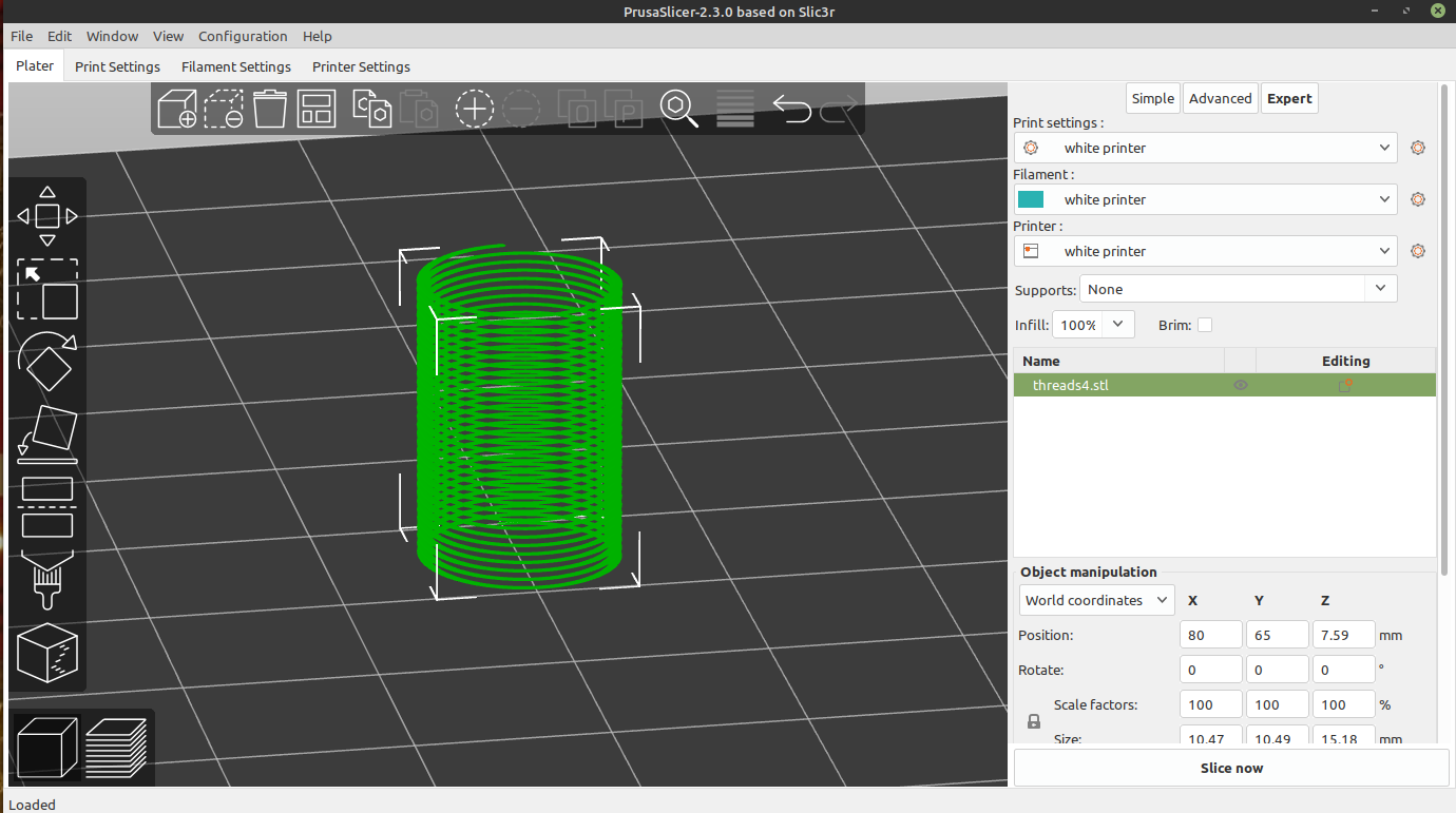 Openscad Conical Thread 3D part design with OpenScad # 9: adding a thread module