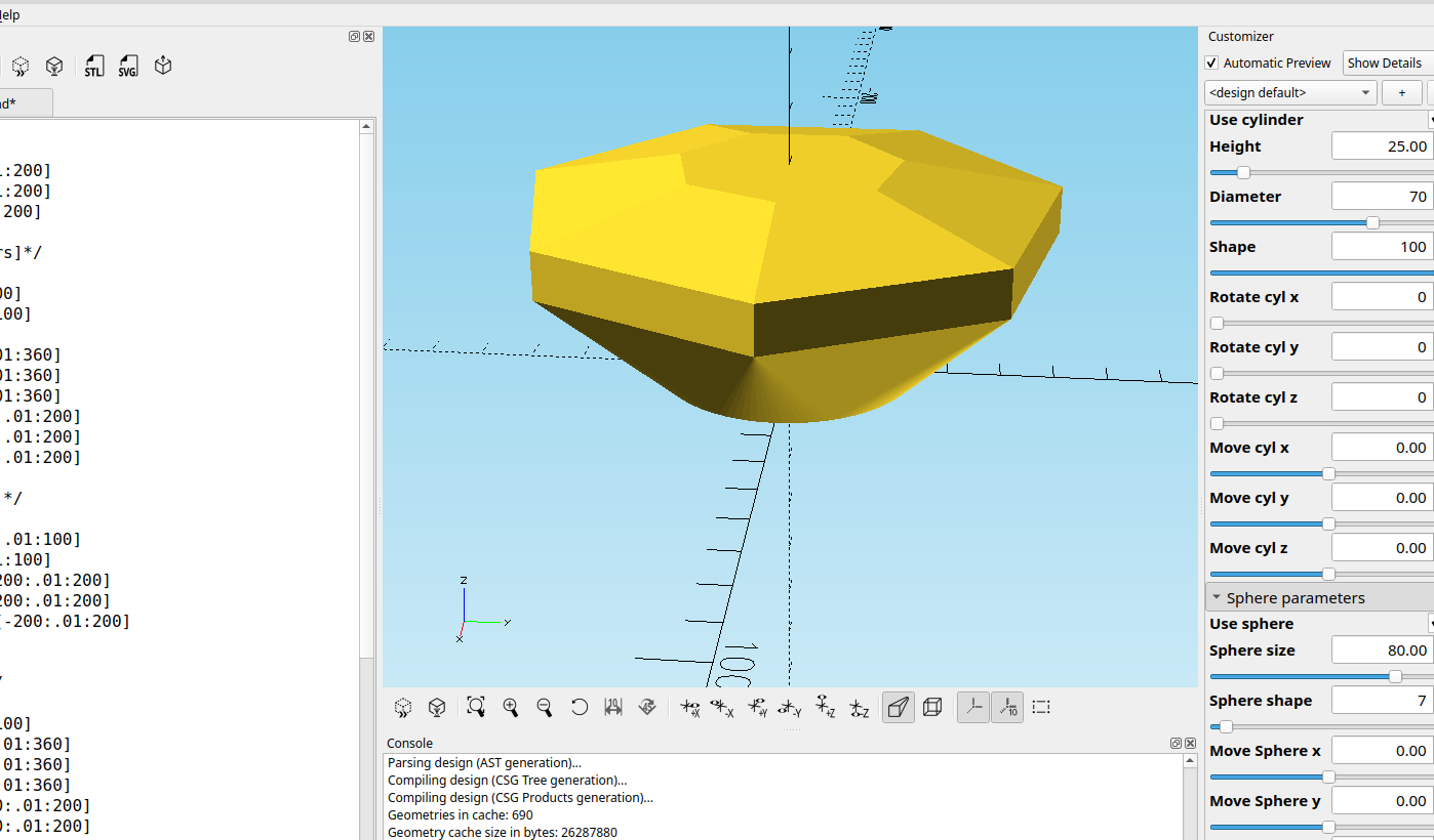 3D part design with OpenSCAD#140: More minkowski() experiments.