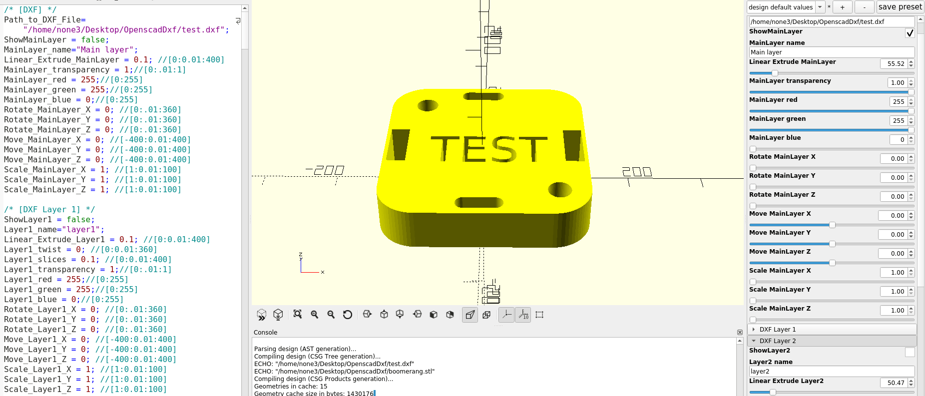 3d part design with Inkscape and Openscad part 1 Making a custom
