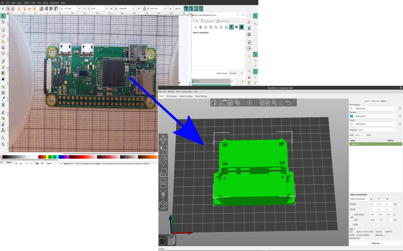 3d Part design with Inkscape and OpenScad part 14: Picture to project case