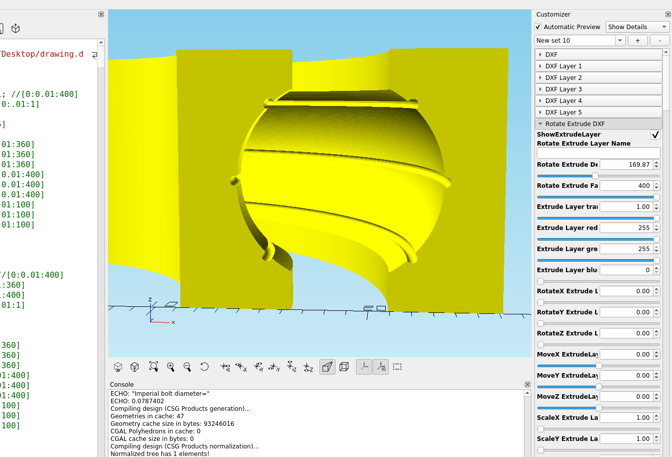 3D Part design with Inkscape and Openscad #36: Designing a bearing with Inkscape