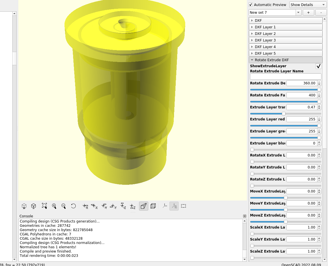 3D part design with Inkscape and Openscad #45: Making a 3d printed pop up sprinkler head