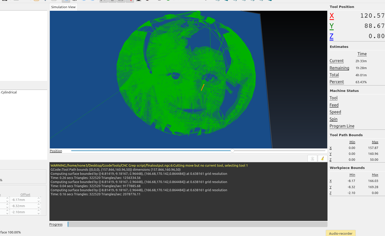 3D part design with Inkscape and OpenSCAD # 100: Using a non planar slicer to generate gcode for a cnc?