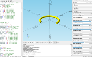 3D part design with Inkscape and Openscad #52: Making sweep bends for 3d printed tubing.