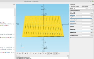 3d part design with OpenSCAD #61: a universal pegboard/perfboard module