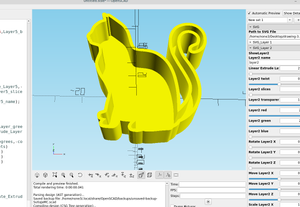 3D part design with Inkscape and OpenSCAD #68: Using SVG  layers with the customizer.