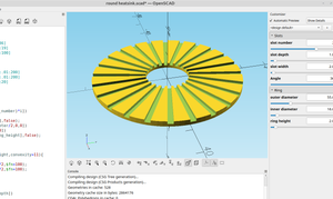 3D part design with OpenSCAD # 108: making a customizable slotted disk.