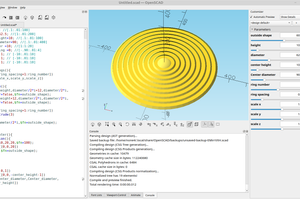 3D part design with OpenSCAD #126 : experimenting with fresnel lens design.