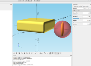 3D part design with OpenSCAD #139: Constraining minkowski() to a single axis.