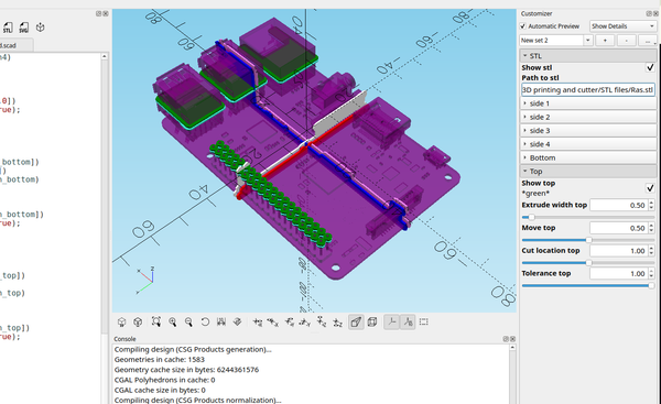 3D Part design with OpenSCAD #151: Electronics enclosure helper Version 2