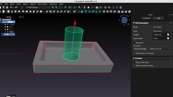 Post #163 Beginners guide to FreeCAD: Effectively using the tree.