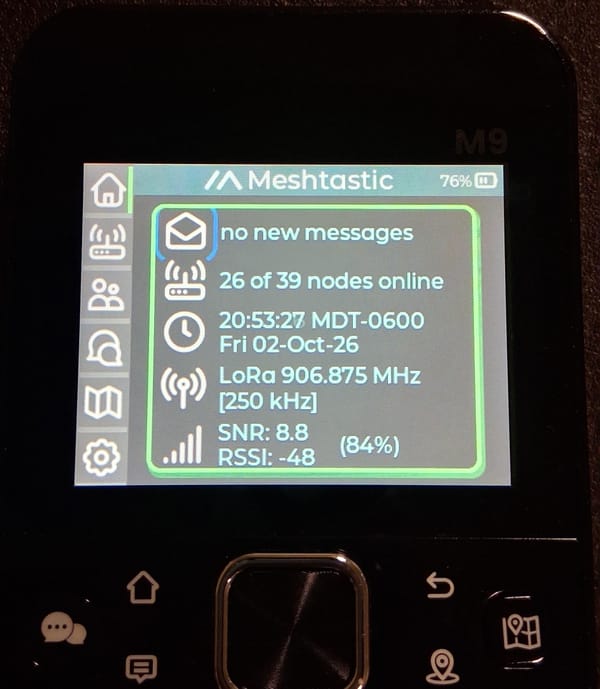 The Elecrow M9 on Meshtastic